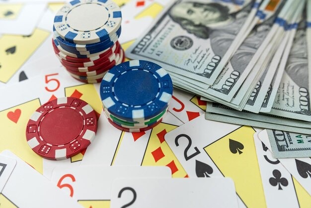Three Card Poker betting interface on hkbpokerqq